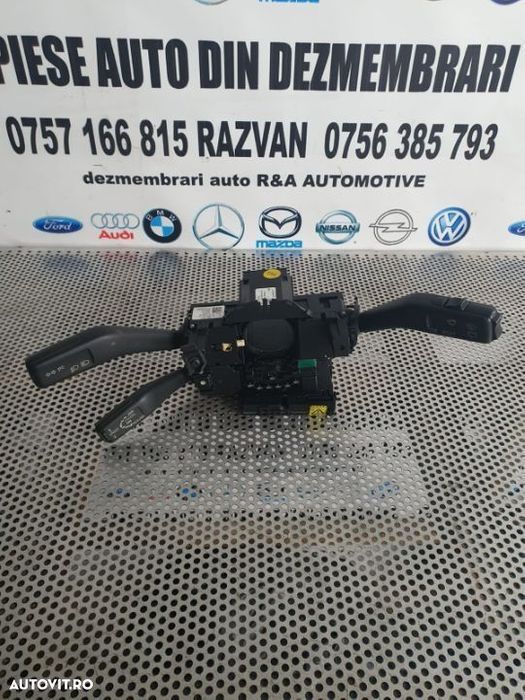 Ansamblu Spira Volan Tempomat Maneta Stergatoare Semnalizare VW Passat B6 Ansamblu Spira Volan Temp