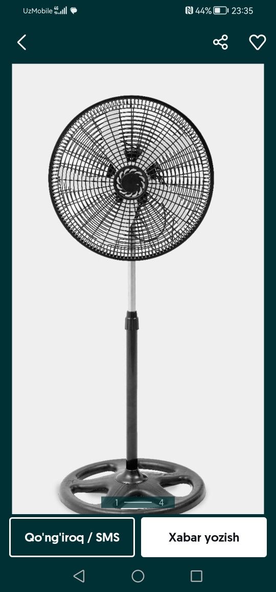 Ventilator sotiladi