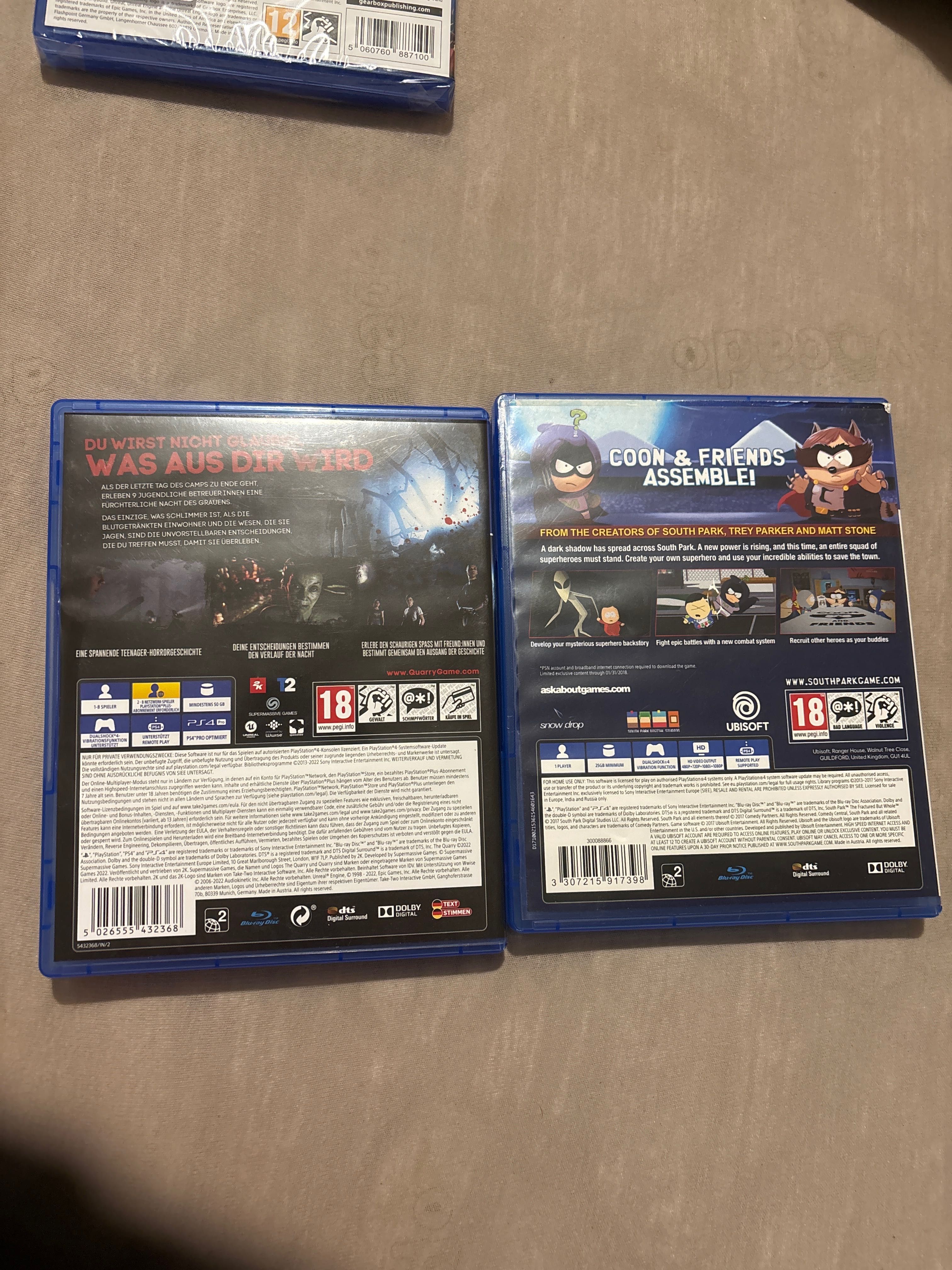 Игра за ps4 ps5 South Park, Hello Neighbor 2 и the Quarry