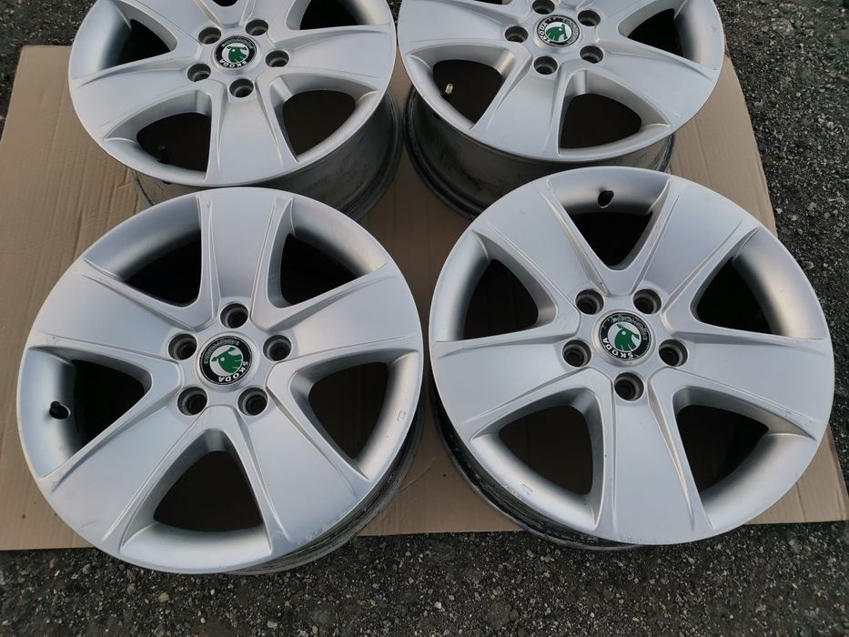 Jante aliaj 16 5x112 et 50 skoda octavia 2 superb octavia 2 facelift