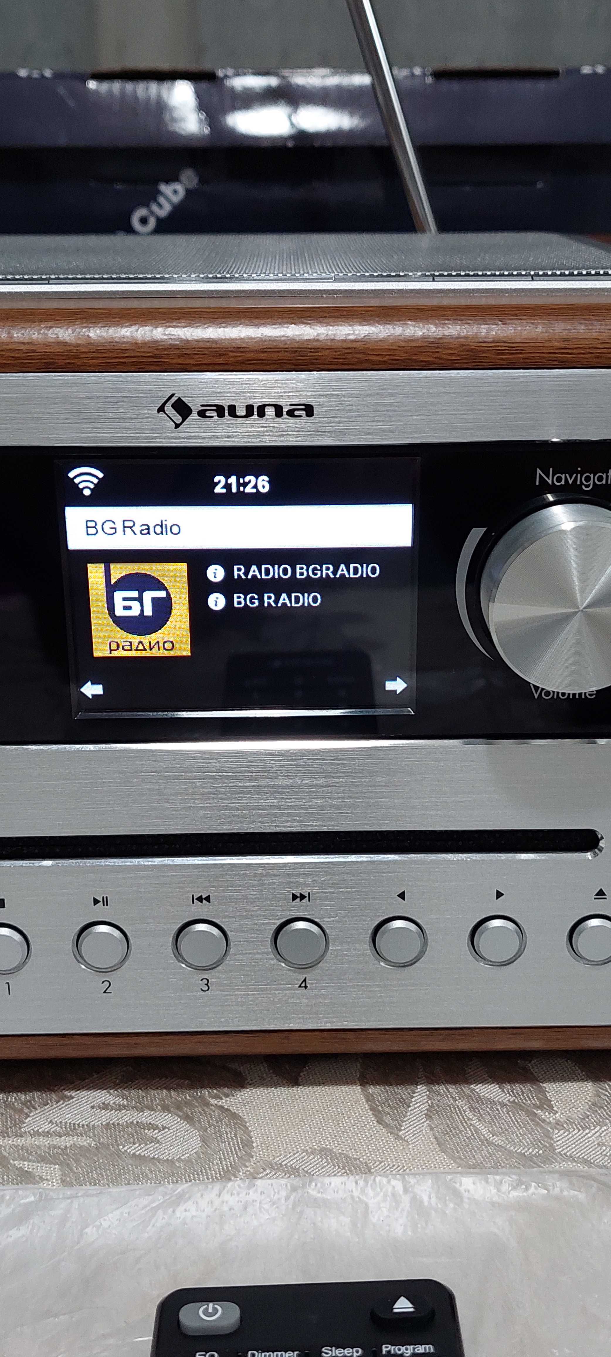 Auna Silver Star CD Cube.Интернет радио.FM,DAB,AUX,CD,Bluetooth.