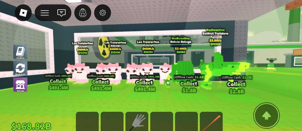 50 lei cont de steal a brainrot