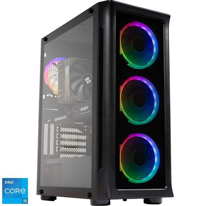 PC Gaming NOU Intel i5-12400F, 16GB DDR4, 512GB SSD, RTX 3060 12GB