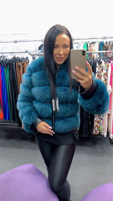 Haine cu blana naturala