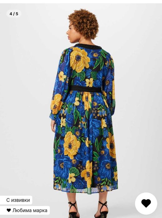 Рокля  на цветя xxl размер