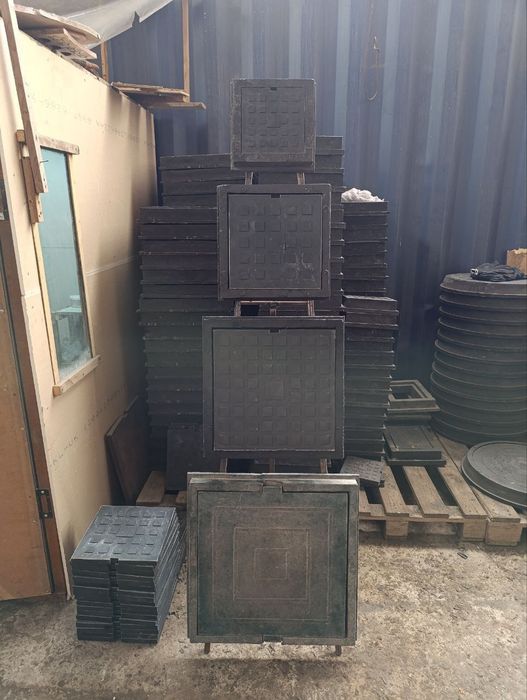 Люк полимерпесчаные колодец