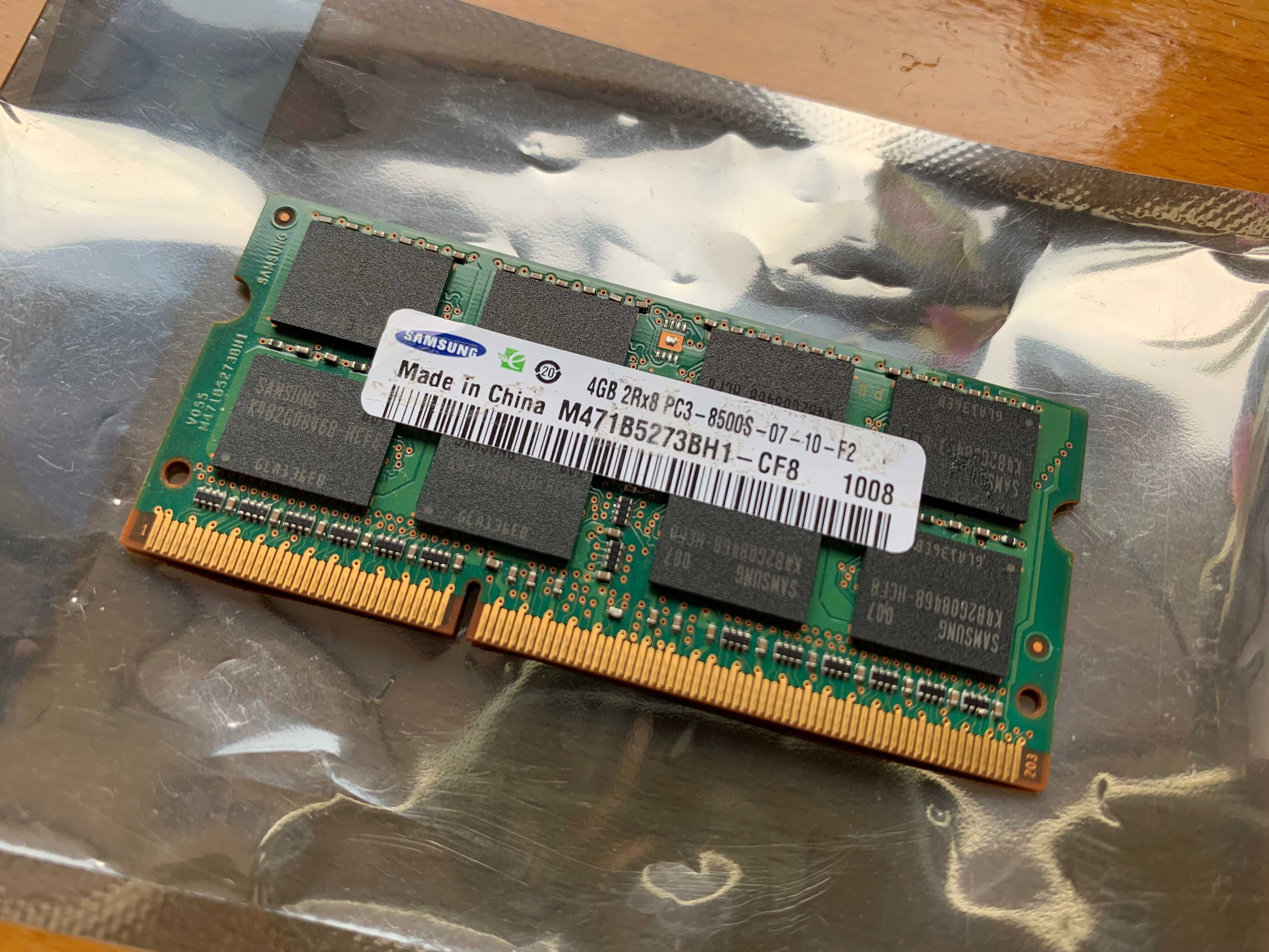 Memorie laptop RAM Samsung 4GB 1066 MHz PC3-8500 DDR3