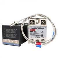Controler TEMPERATURA termostat digital 220V 300 400 grade releu 40A