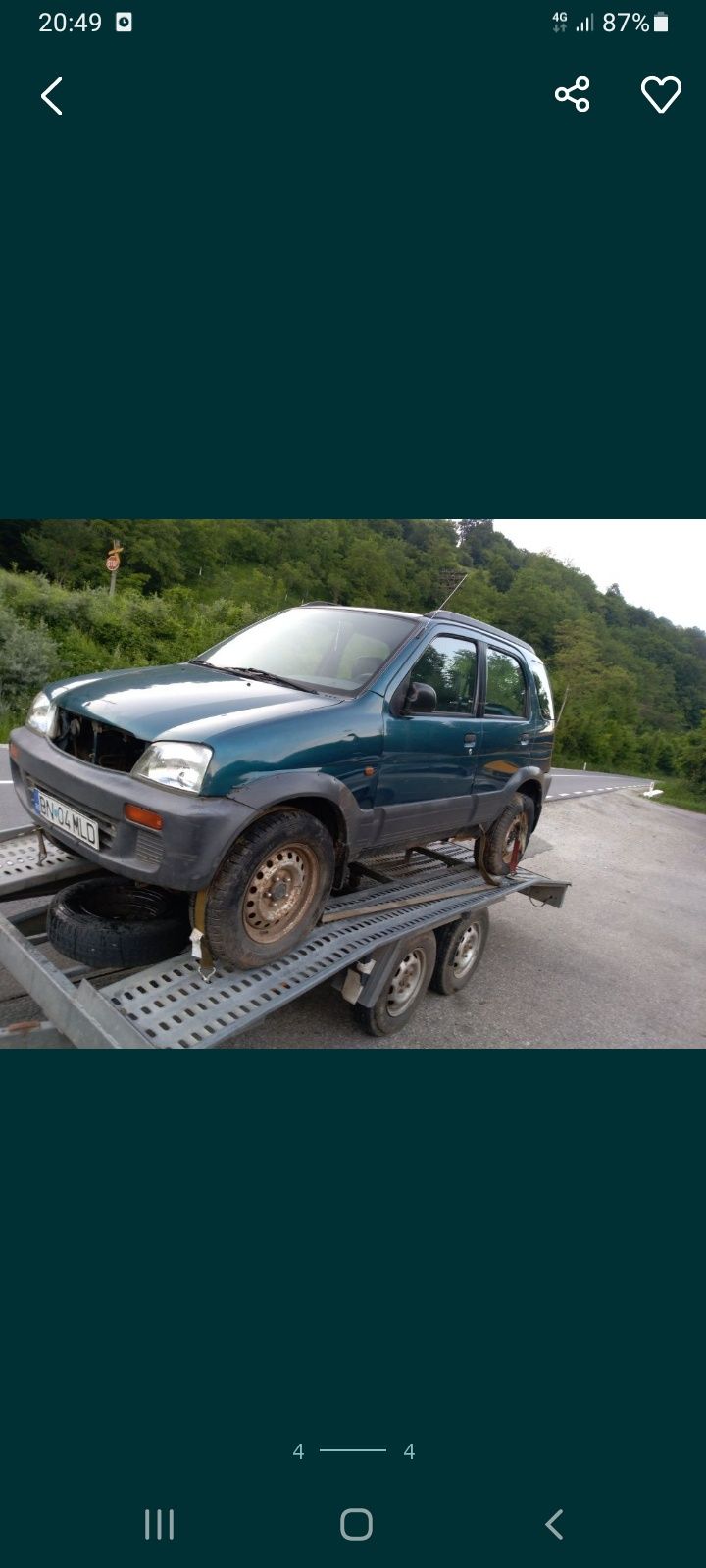 Daihatsu terios 1,3 benzină: piese