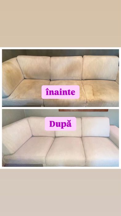 Curatare/Igienizare Canapele Saltele Coltare Tapiterie