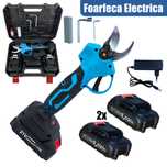 Foarfeca Electrica pentru gradina deschidere 30mm 2 Acumulatori 21V2Ah