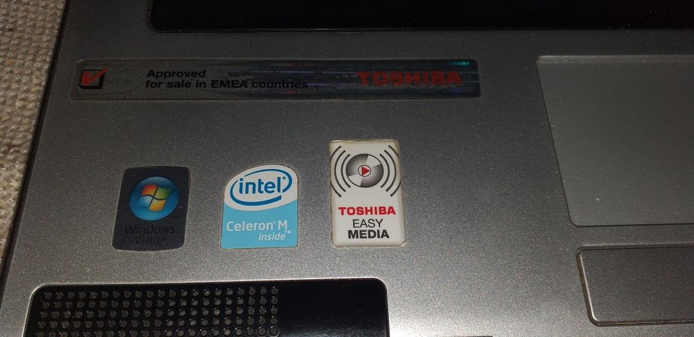 Laptop toshiba