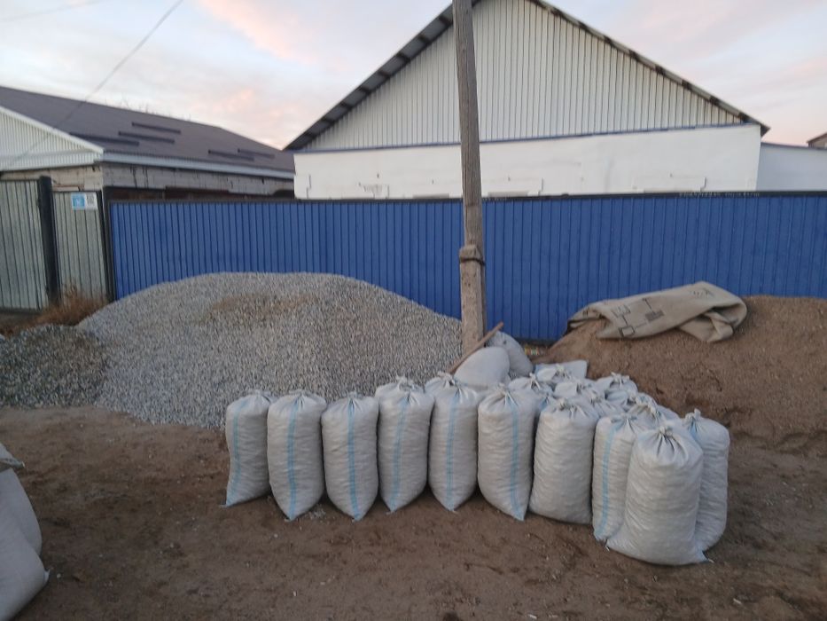 Щебень.Отсев мешках даставка