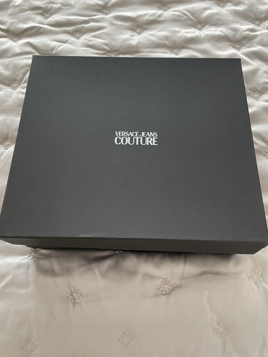 Bocanci piele, Versace Jeans Couture, marimea 38