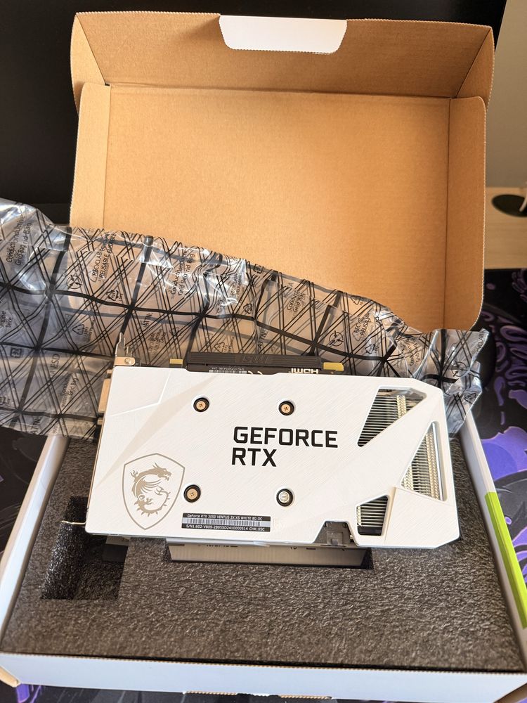 MSI GeForce RTX 3050 ventus 2X XS WHITE 8G OC