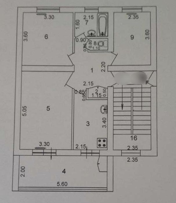22 Военный Городок. Яшнабадский р-он. 3/2/4  74м²
