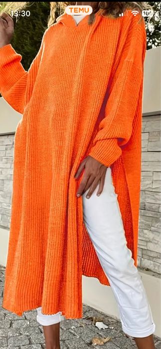 Cardigan femei, culoare portocaliu , nou cu etichetă , mărimea XL ,