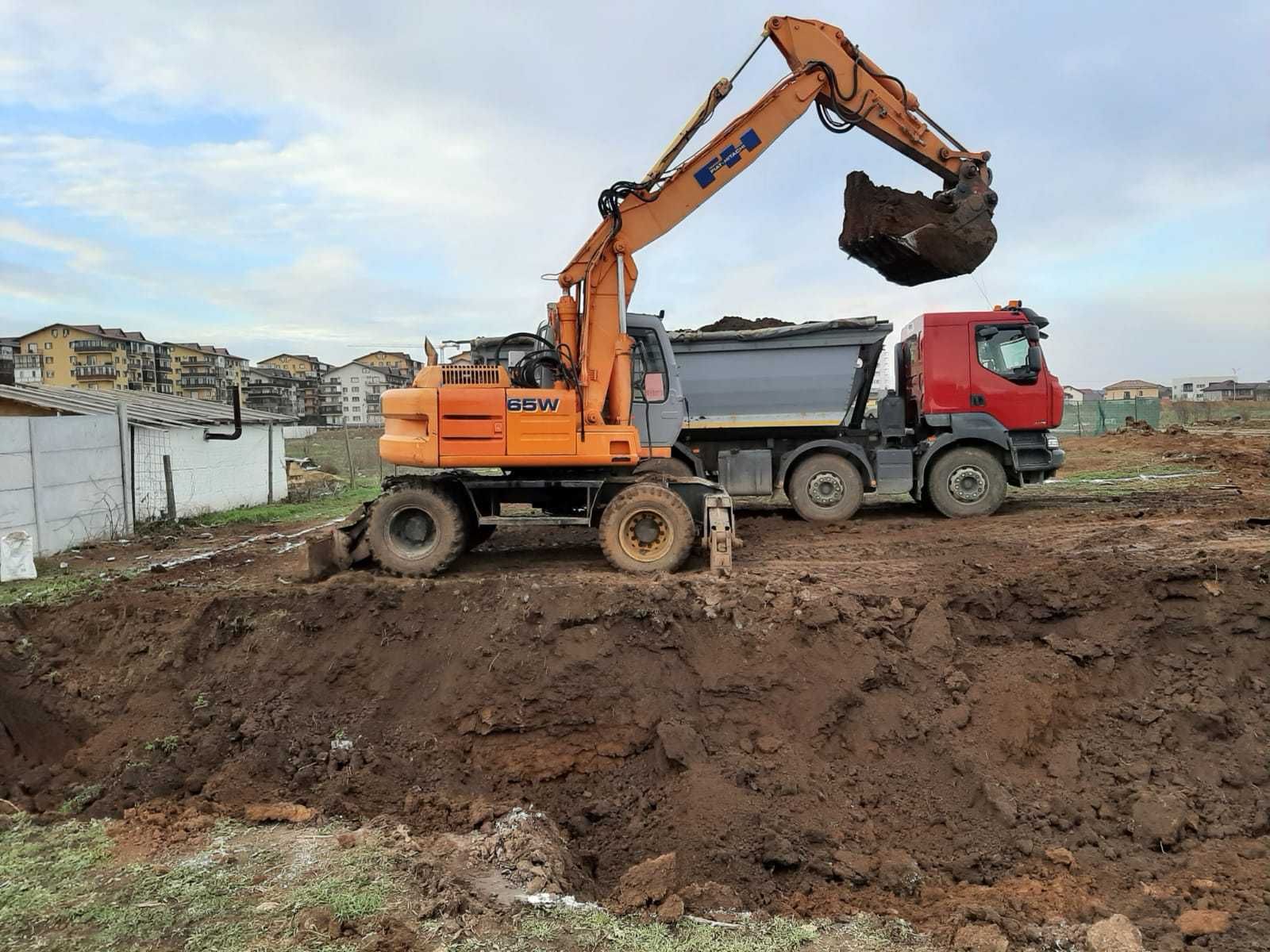 Excavatii, fundatii case, sant canalizare, fundatii blocuri, fose