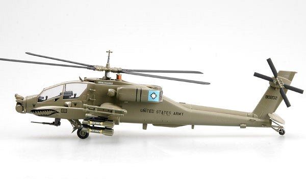 Модель вертолета АН-64A Apache (Апач), ВВС США, масштаб 1/72