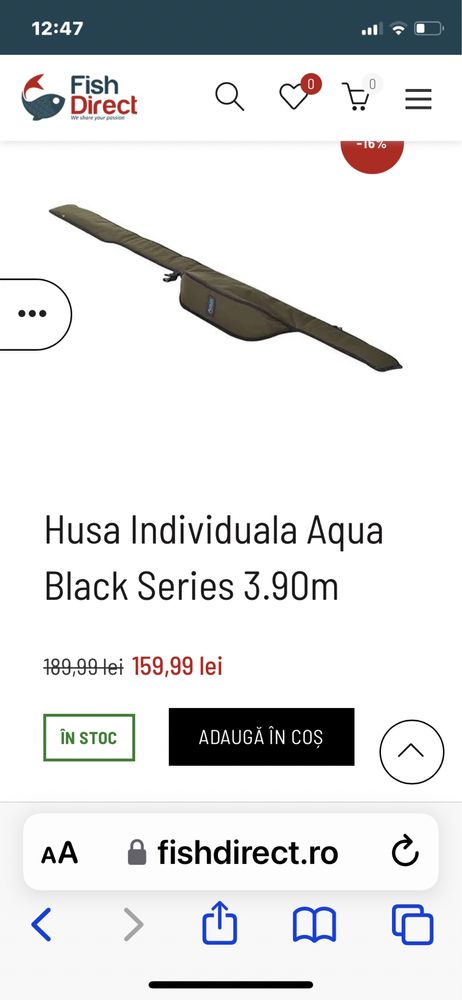 Huse lansete Aqua 13 ft