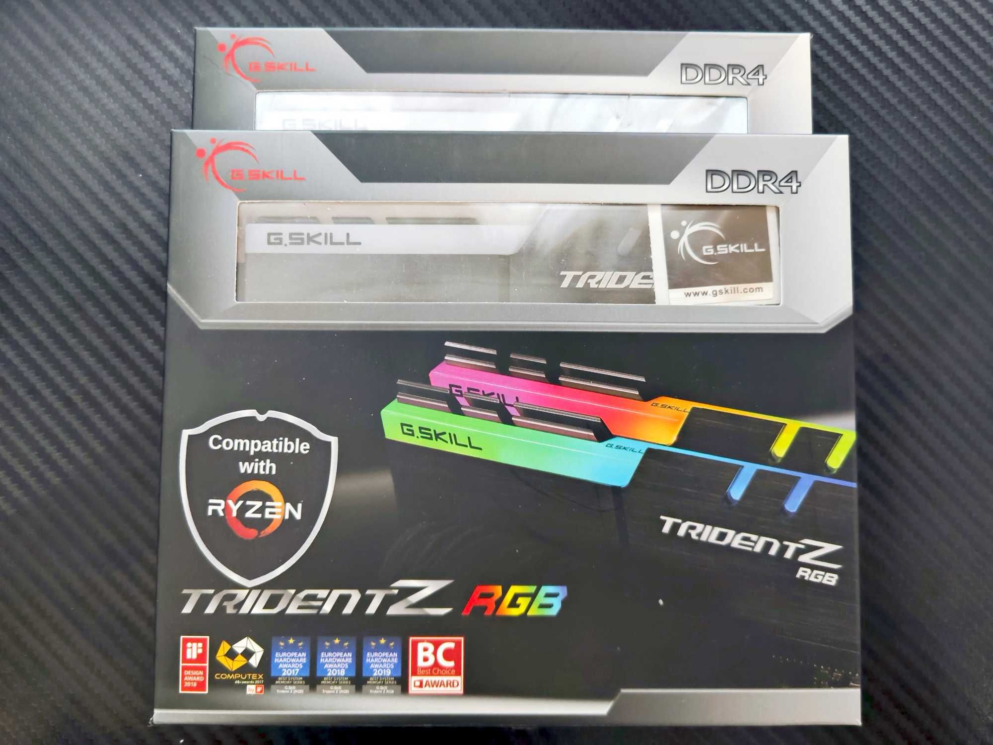 G.SKILL TridentZ RGB 32GB[4x8] or 16GB(2X8) DDR4 3600MHz CL18-22-22-42