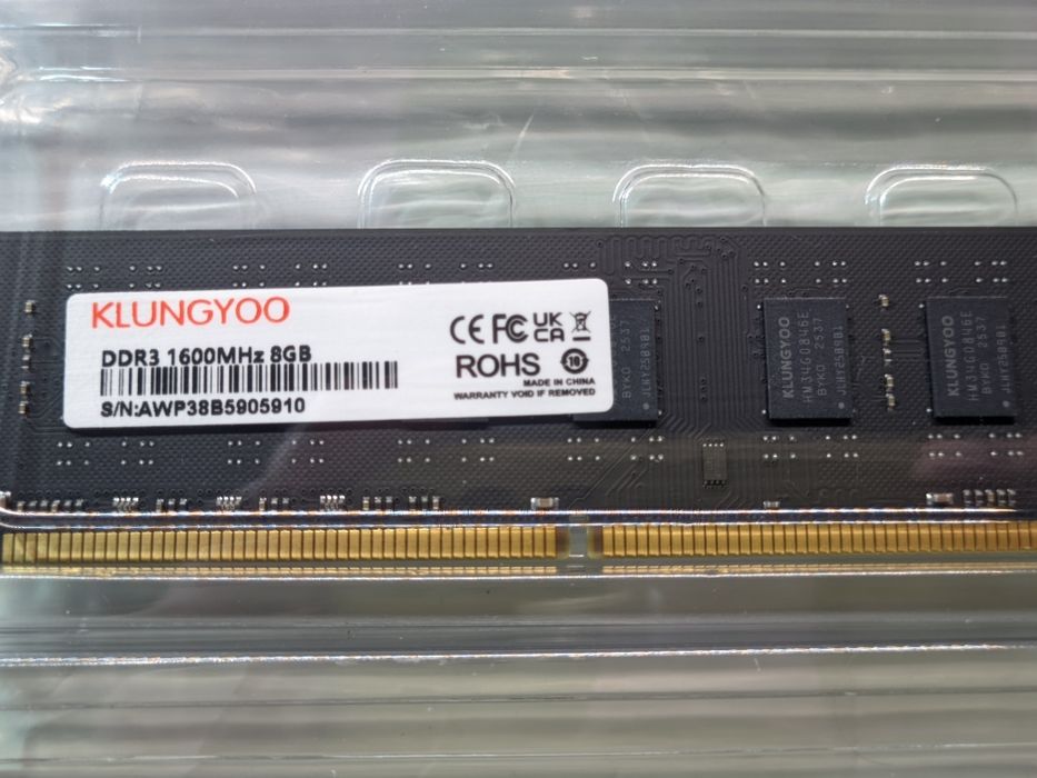 ОЗУ DDR3 1600Mhz 8Gb новая