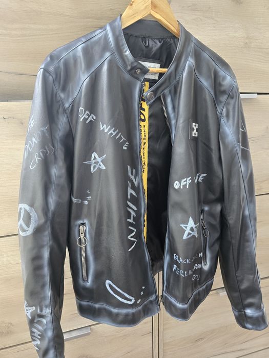 Geaca piele naturala OFF-White L