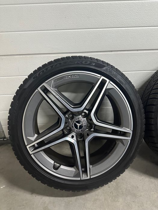 Vand Jante Originale Mercedes AMG R19 echipate cu cauciucuri de iarna