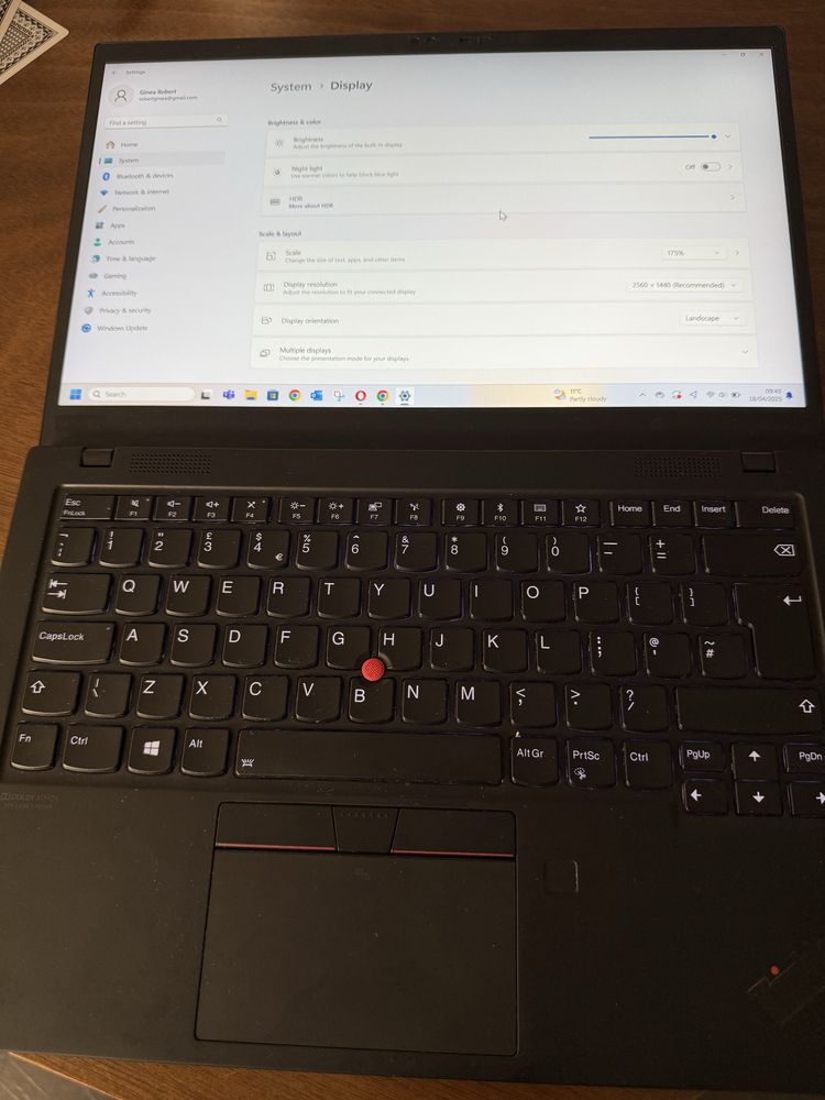 Lenovo Thinpad X1 gen 7 i7 8565U 16Gb 512SSD display 2k, modem SIM 4G