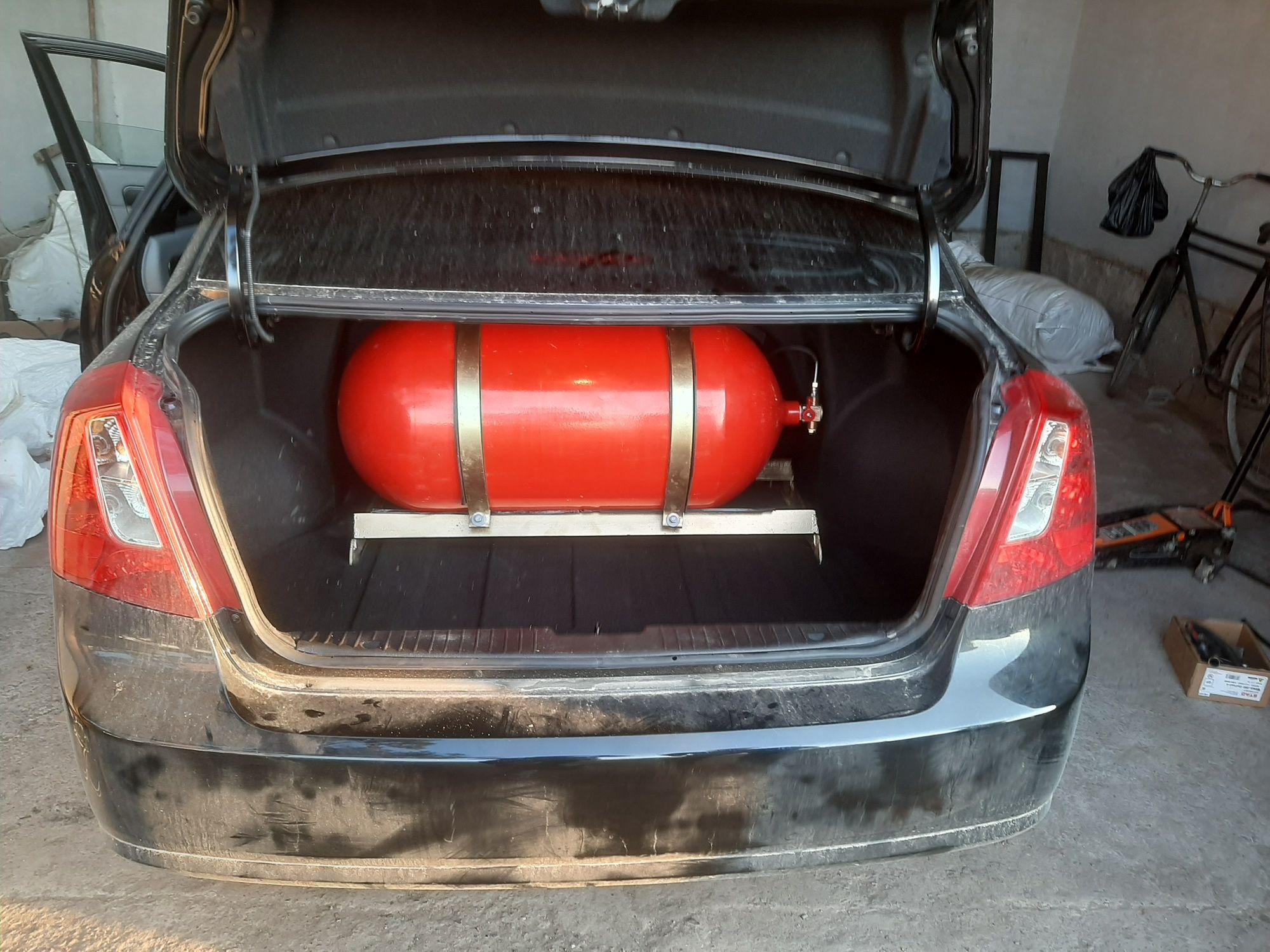 METAN GAZ va PIRAPAN balon o'rnatamiz!