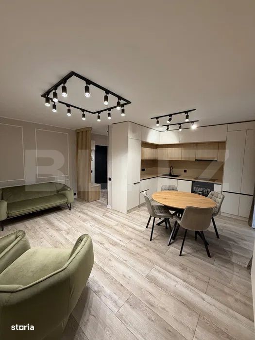 Apartament 2 camere, mobilat complet, parcare si boxa depozitare-Ama R