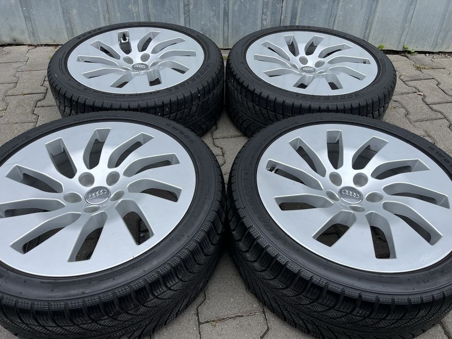Jante aliaj 5x112mm, anvelope iarna 245/40 R18, Audi A4, A5, A6, A7 A8