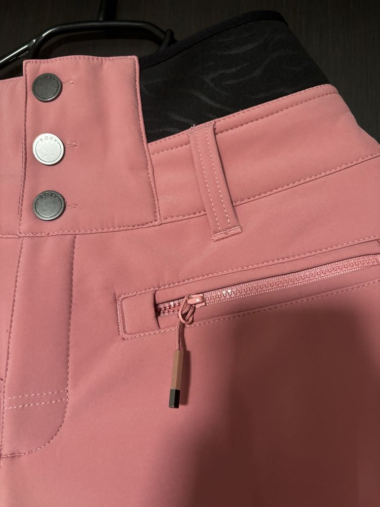 Pantaloni noi ski ROXY, talie inalta, skinny, XS
