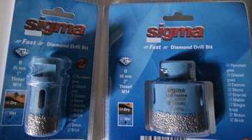 Carota diamantata Sigma, pentru placi ceramice 50mm / 25 mm   M14