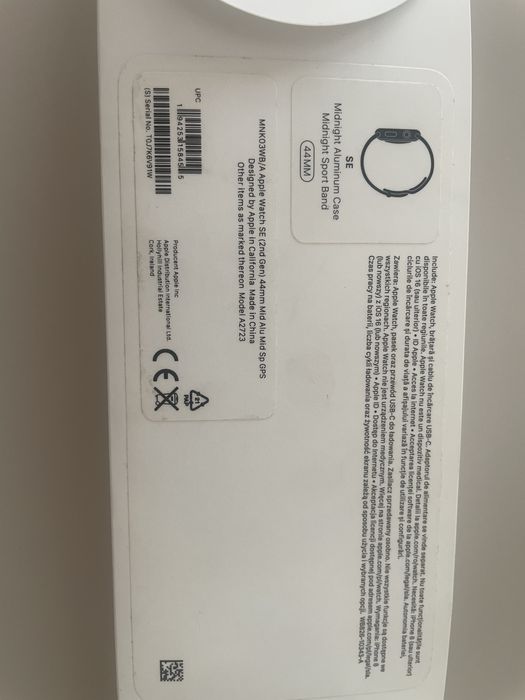 Apple Watch SE(2nd Gen)*44 mm*Mid Alu Mid Sp*GPS*FACTURA*GARANTIE