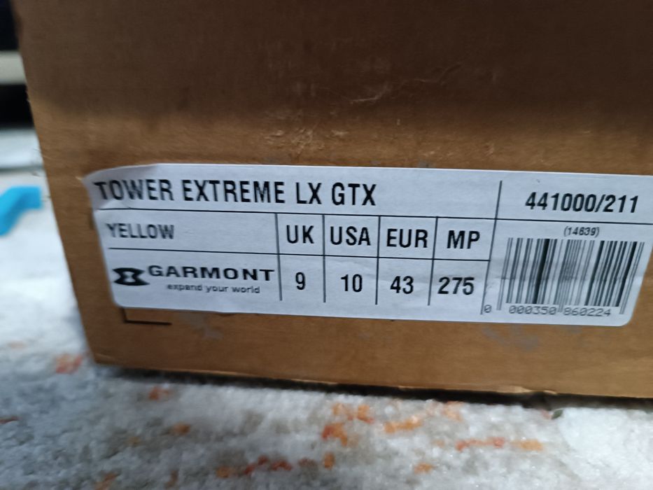 Bocanci de munte Garmont Tower Extreme GTX 43

48 - 31.5 cm talpic
Mod