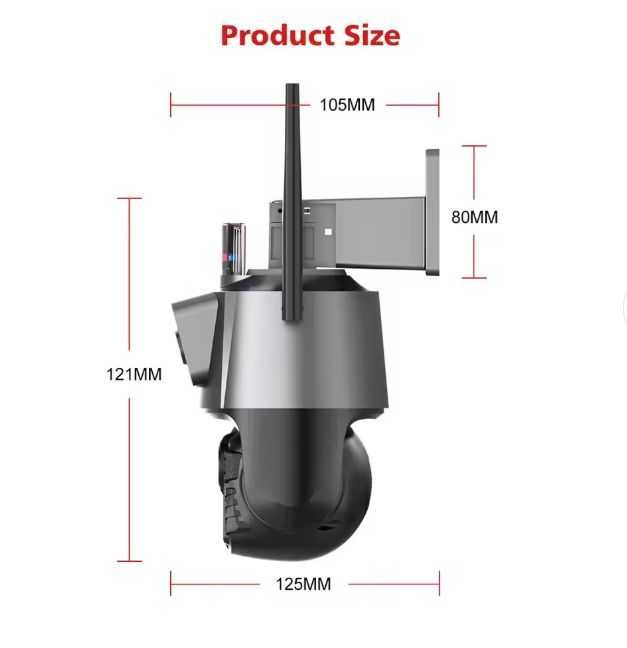 3-мегапиксельная Водонепроницаемая камера видеонаблюдения