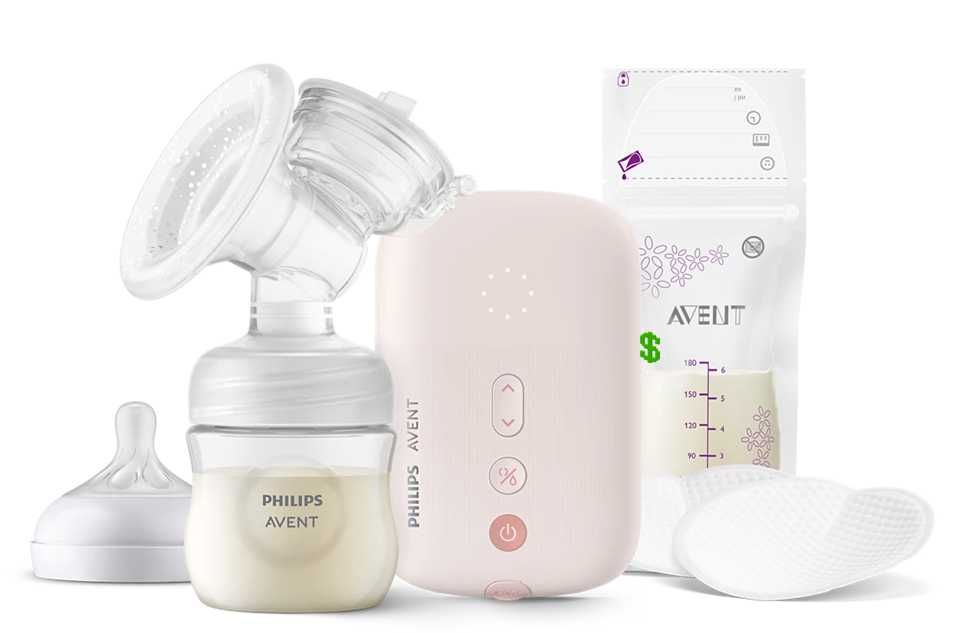 Philips Avent Pompa de san electrica SCF395/31 - ca noua, cu garanție