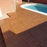 Beton amprentat, Pavaj beton curti, gradini, alei, terase, hale