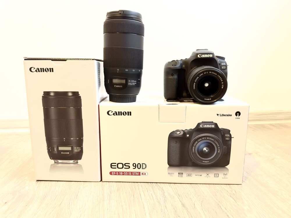 Camera Canon EOS 90D in set total