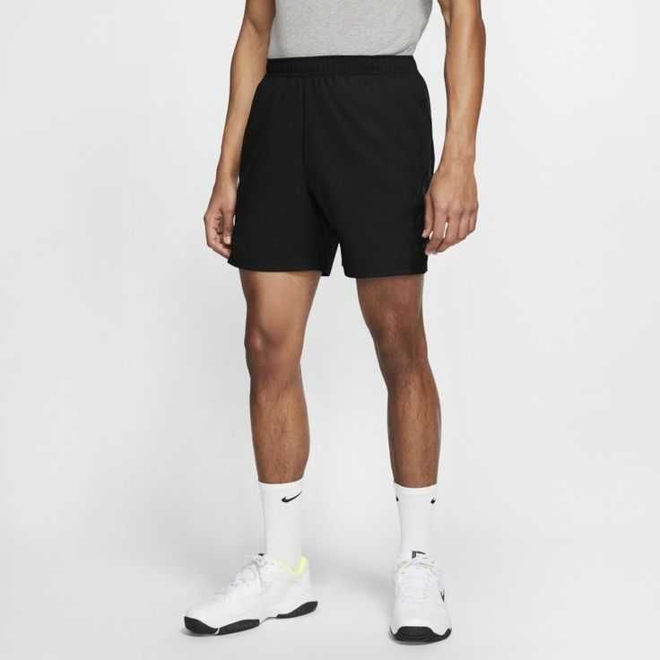 НОВИ оригинални черни къси гащета бермуди тенис NIKE размер L от САЩ