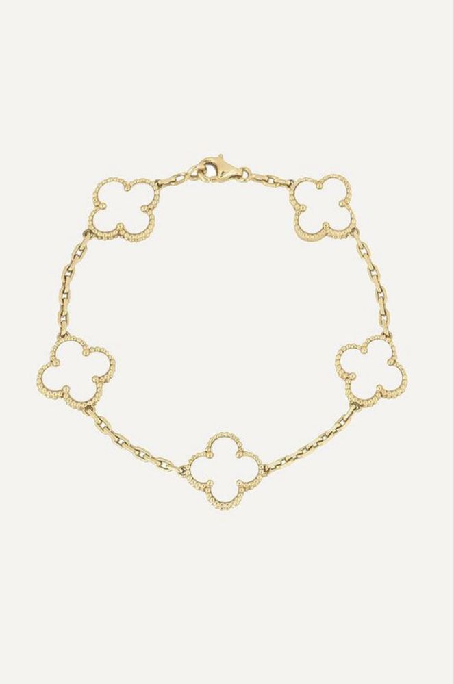 Гривна с детелини по модел на Van Cleef