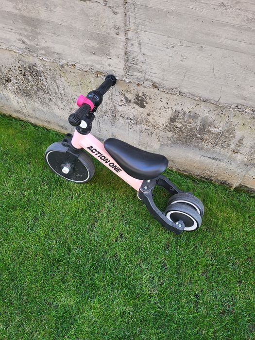 Tricicleta copii 3 in 1 Action One roz