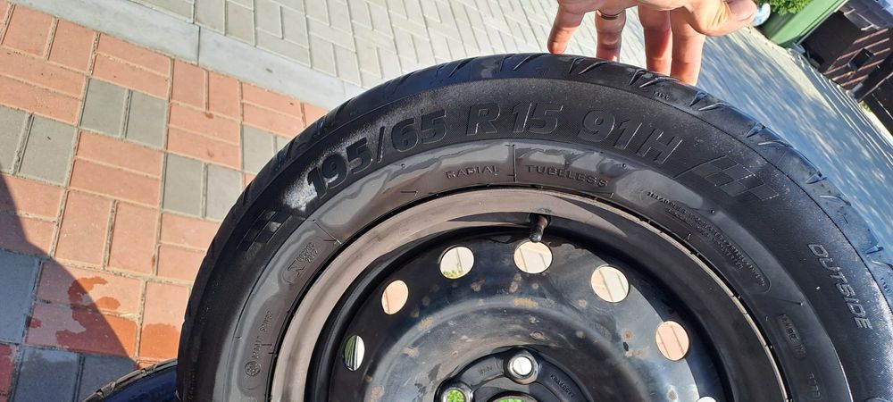 Jante +cauciucuri 195 65 r15