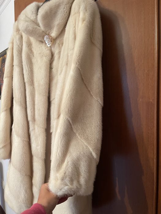 Haina de blana de vizon, luxury