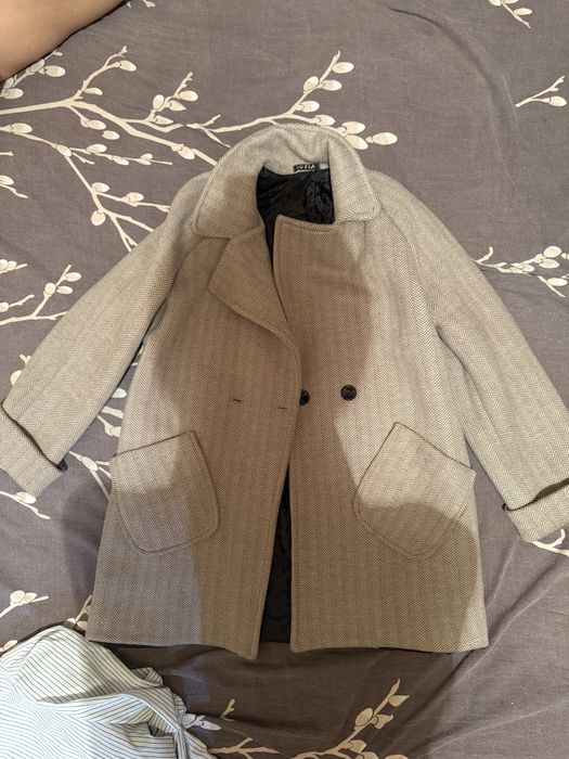 Зимнее пальто и рубашка из хб