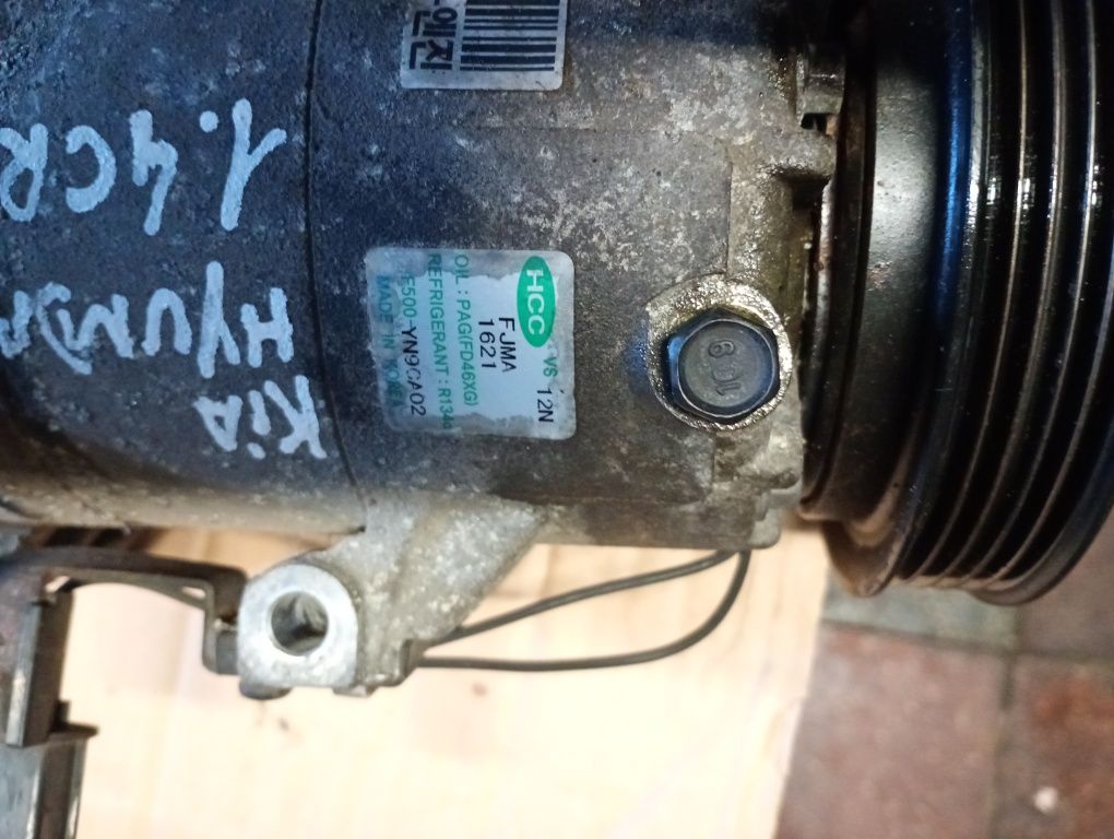 Compresor ac clima Hyundai ix20 1.4crdi d4fc kia venga cod f500yn9ca02