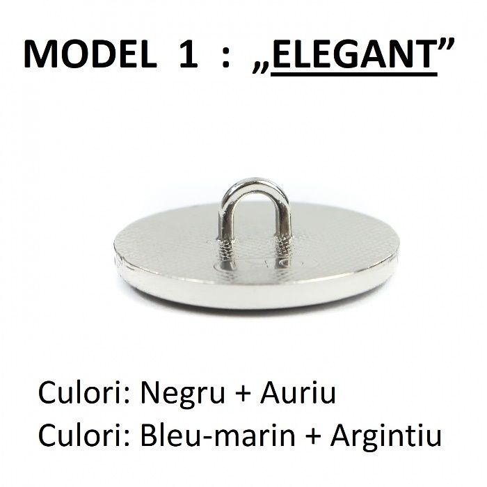 NASTURI METALICI ELEGANTI (cu picior) pentru sacou barbatesc