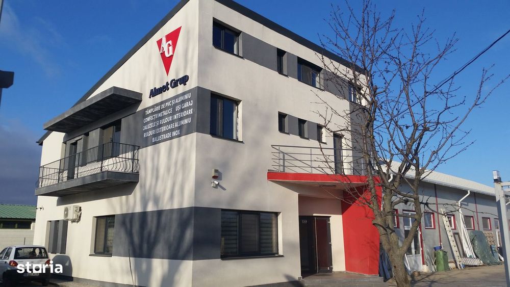 Hala de productie + sediu de firma Tomesti(Iasi),pret 800 eur/mp