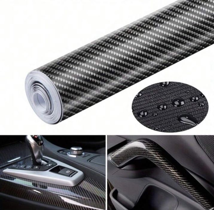 Винил фолио с карбонов ефект